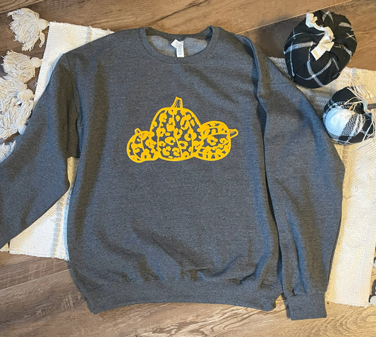 Leopard Pumpkins - Crewneck