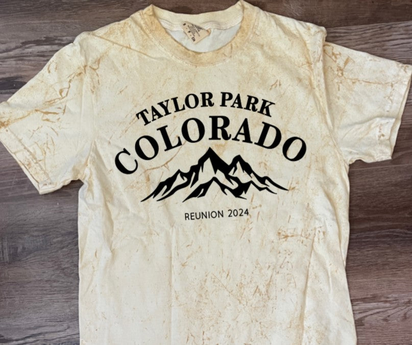 Taylor Park 2024 Reunion Tee (color blast) adult sizes