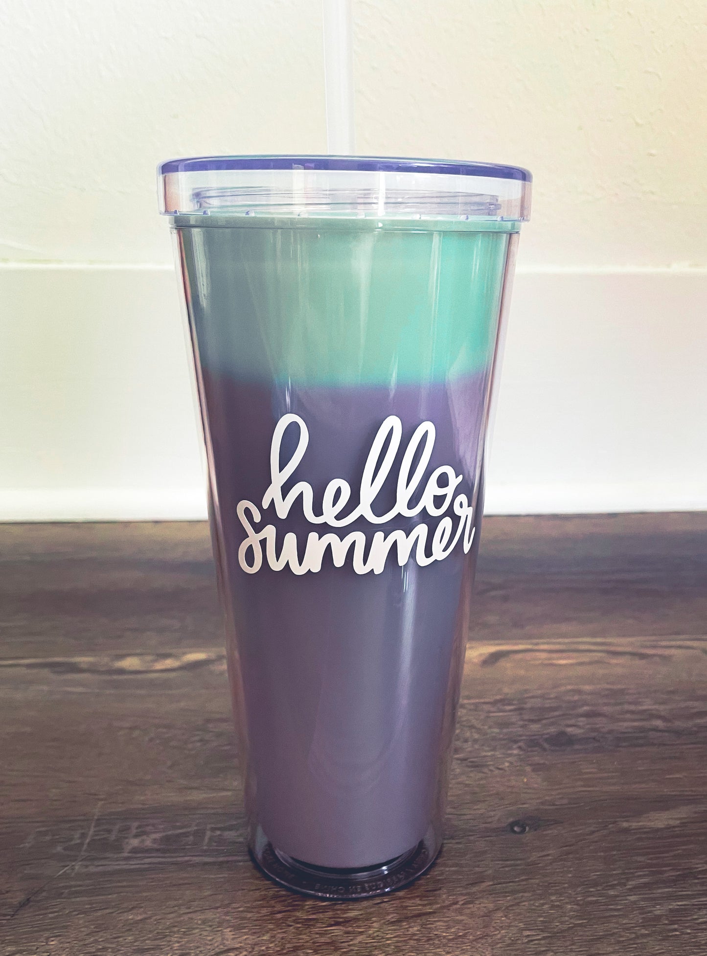 Hello Summer Color Change Tumbler