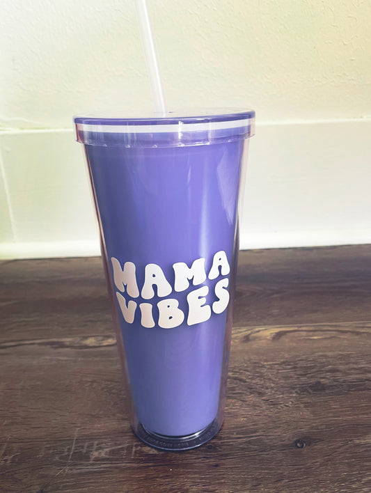 Mama Vibes Color Change Tumbler