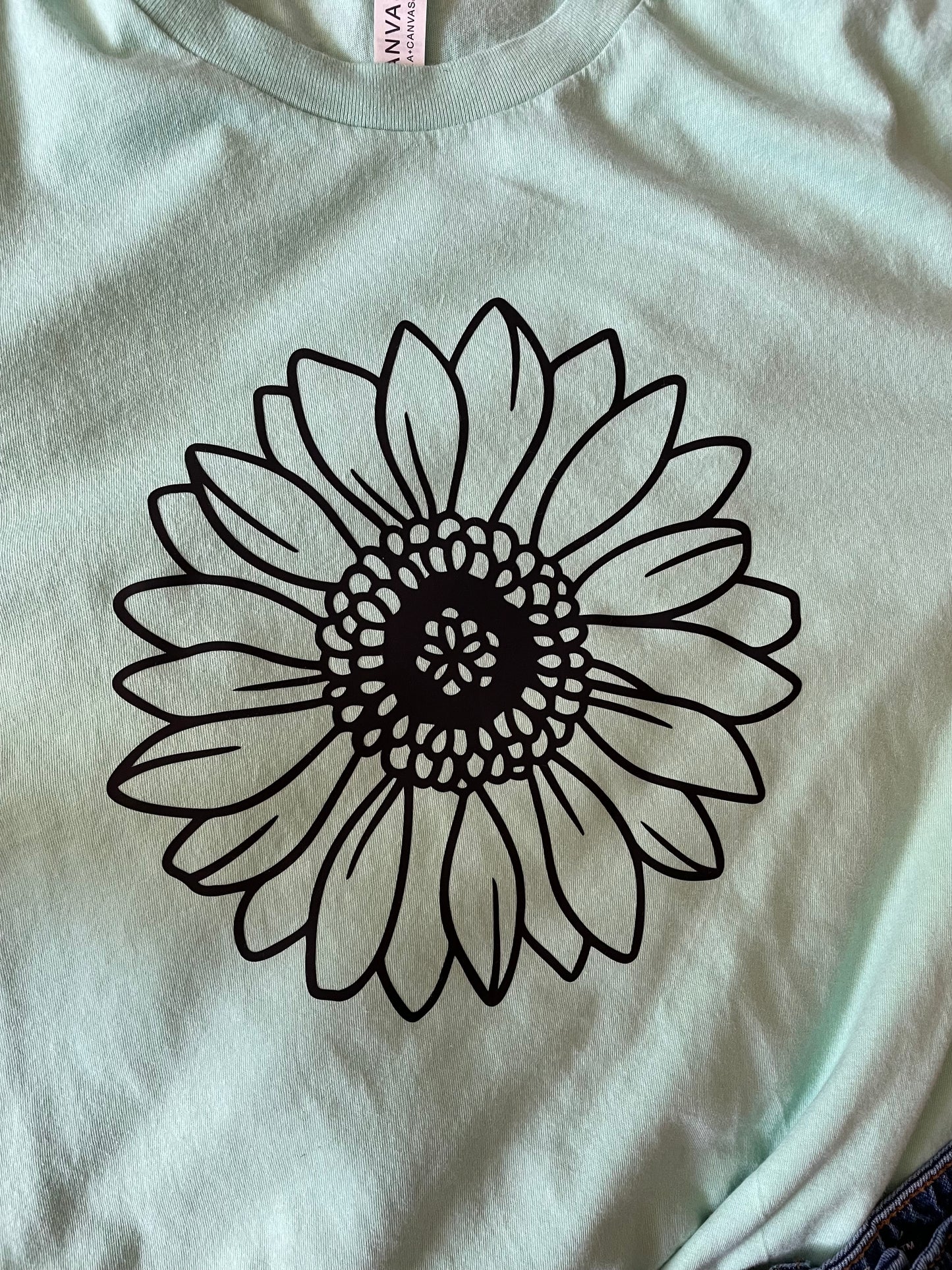 Mint Flower Tee