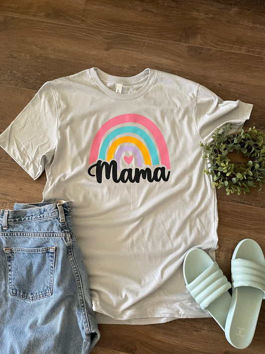 Mama rainbow Tee