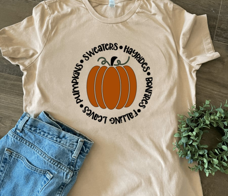 Sweaters and Hayrides Tee